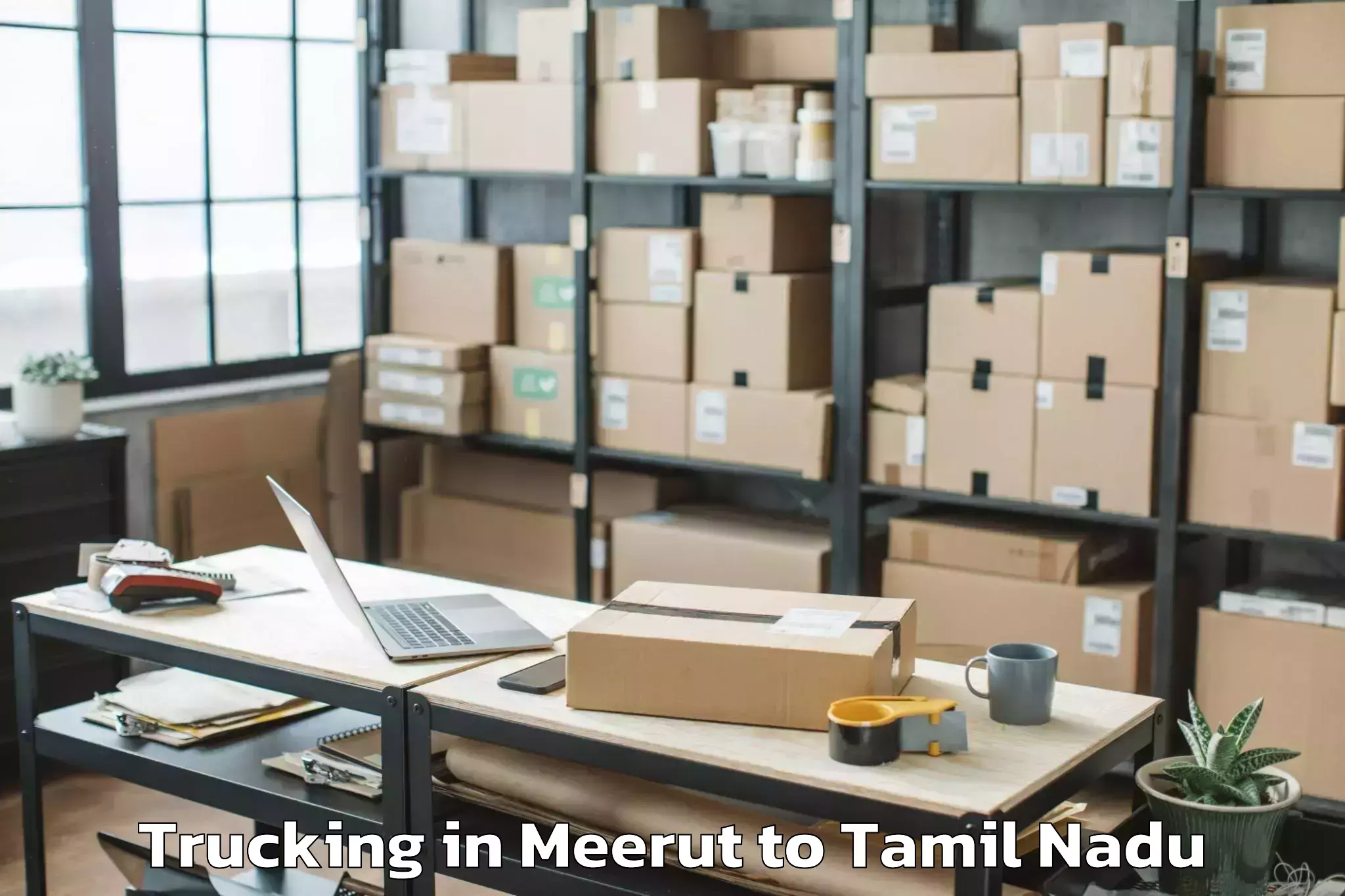 Affordable Meerut to Iiit Tiruchirappalli Trucking